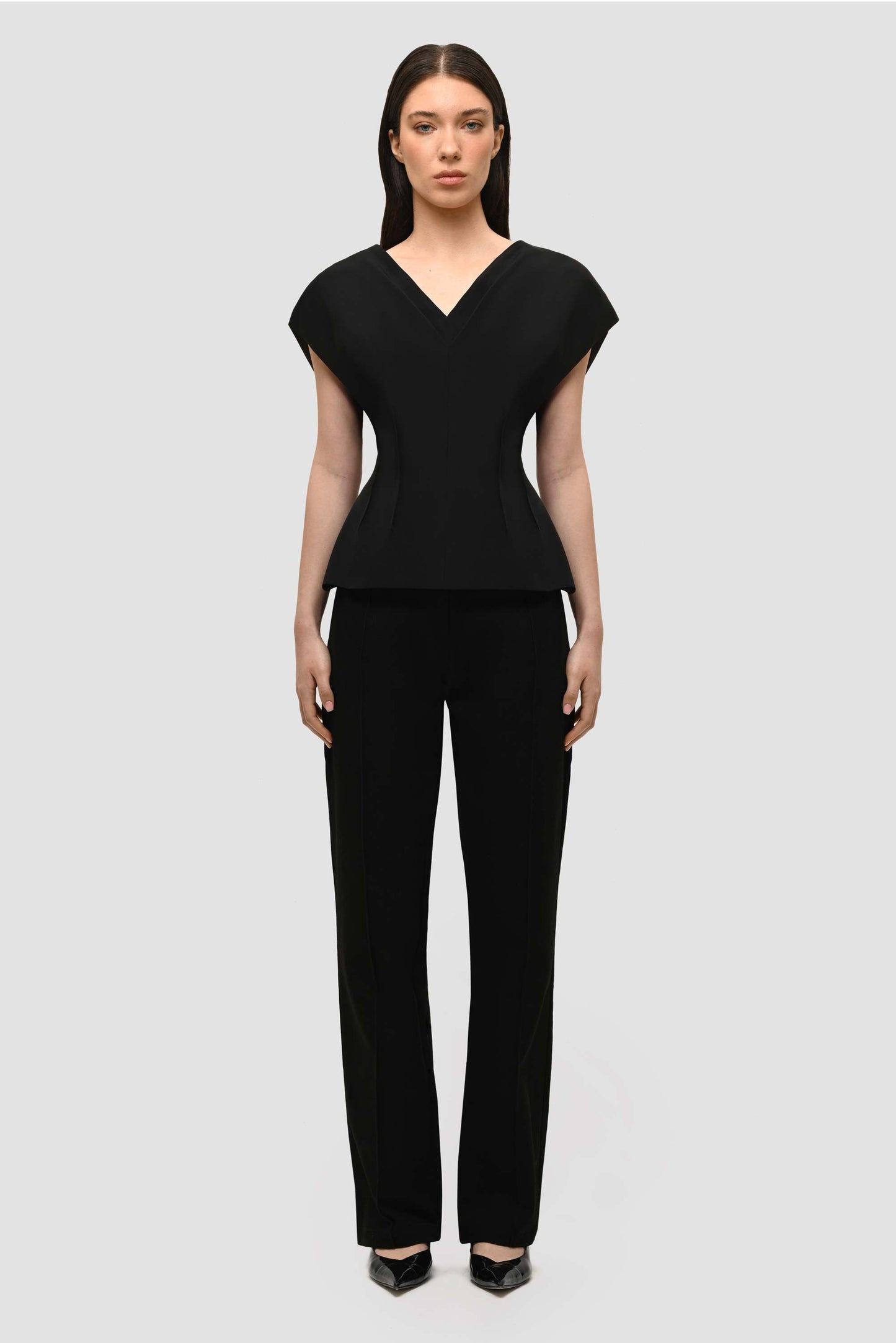 Kimono Style Top - Black