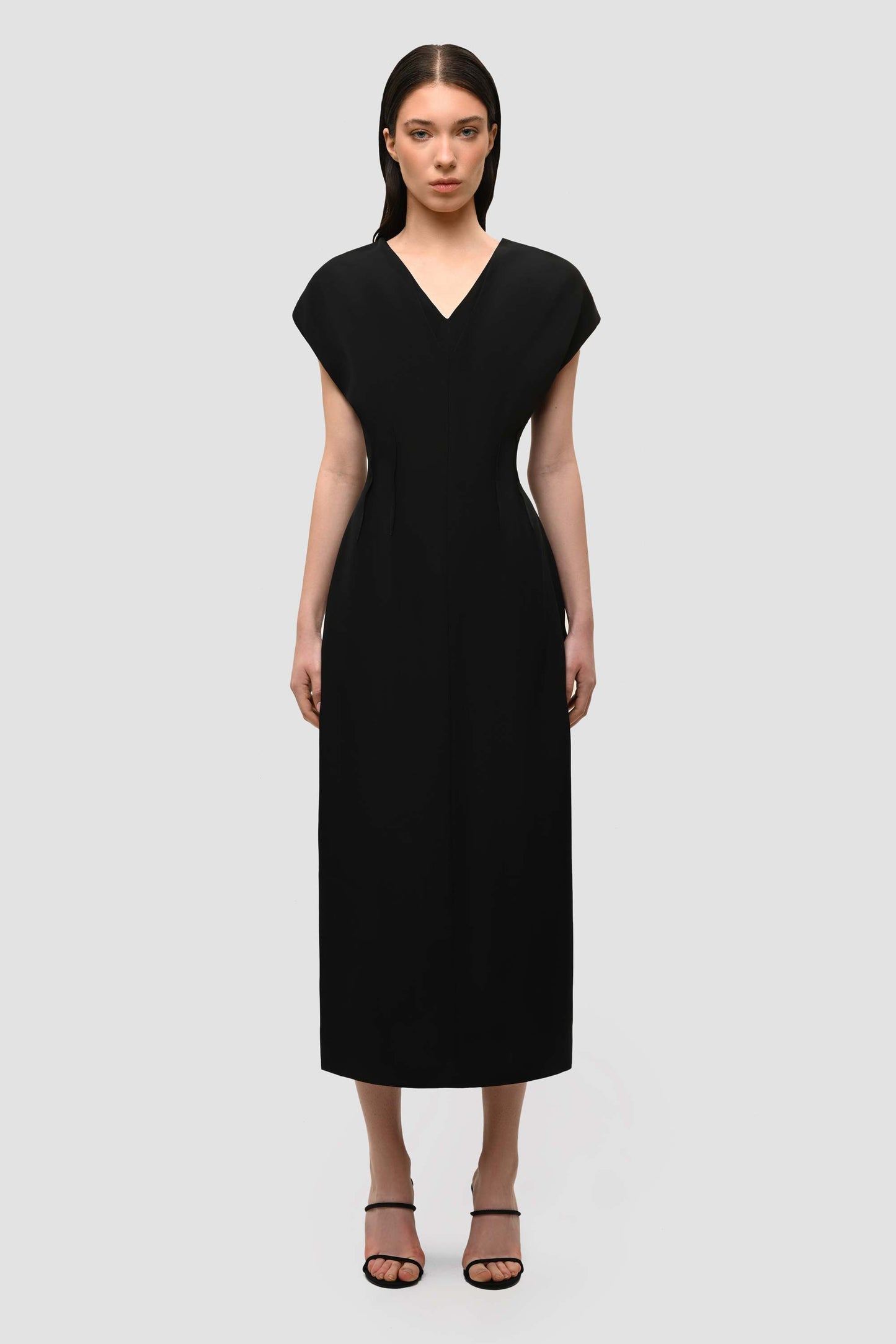 Kimono Style Dress - Black