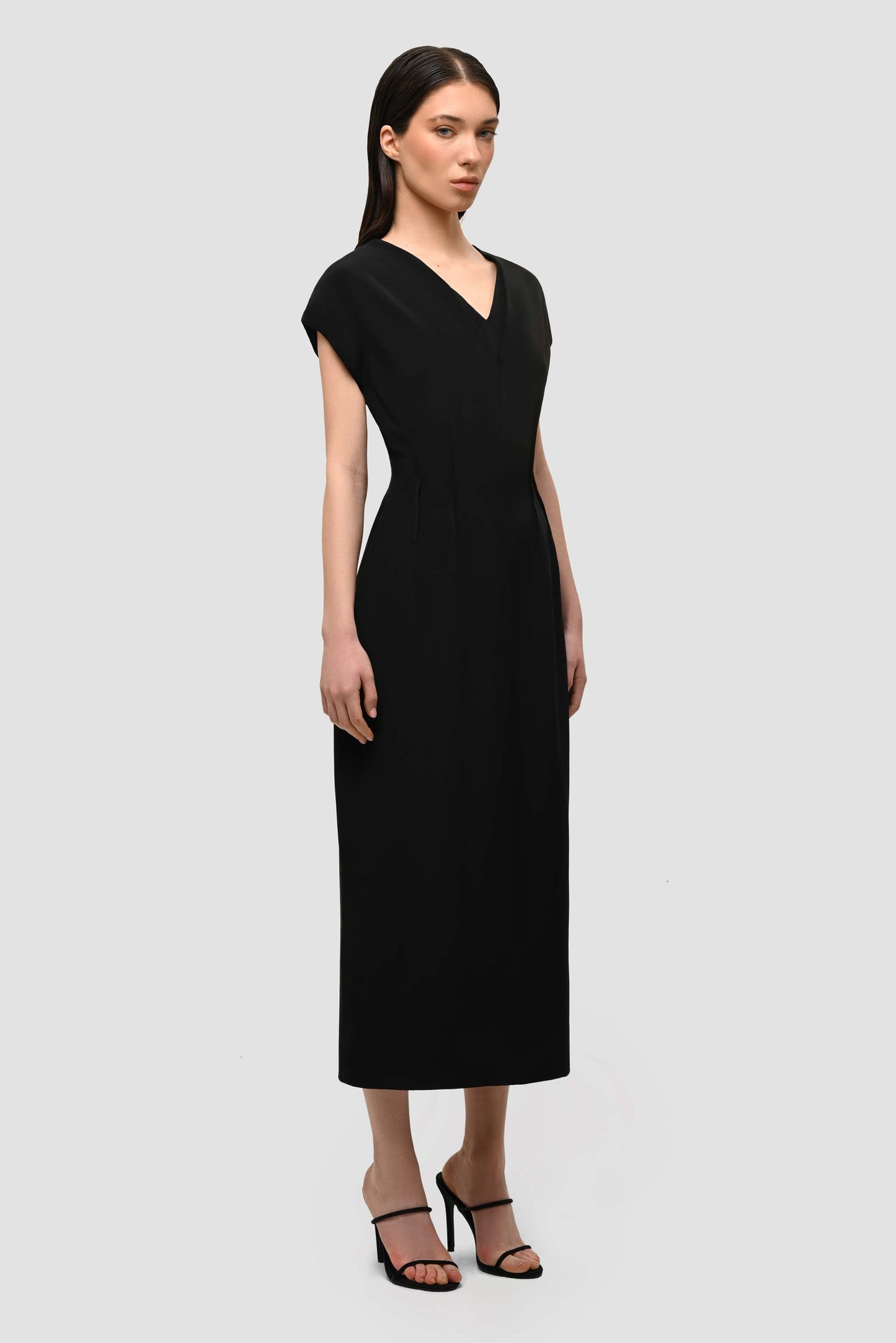 Kimono Style Dress - Black