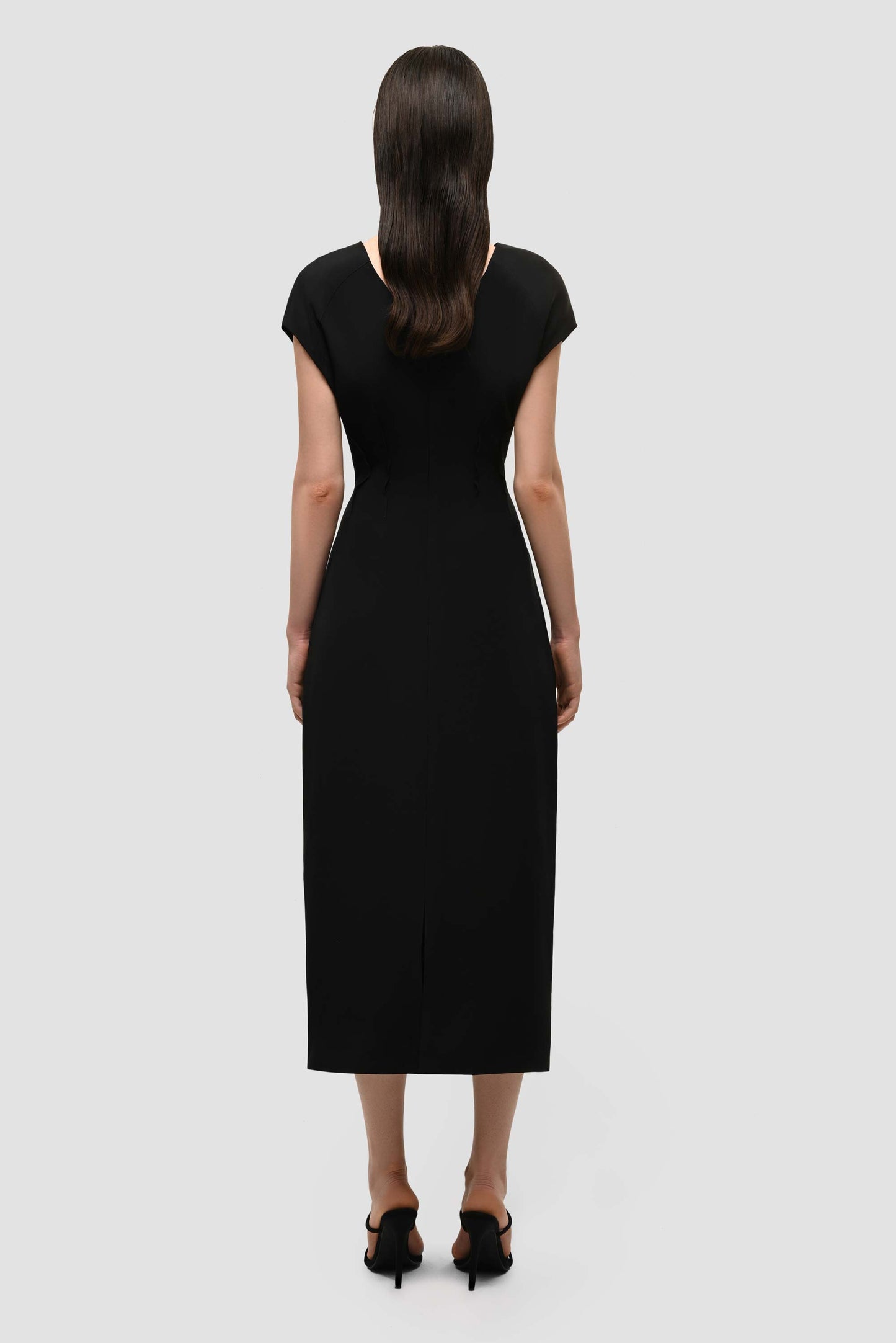 Kimono Style Dress - Black