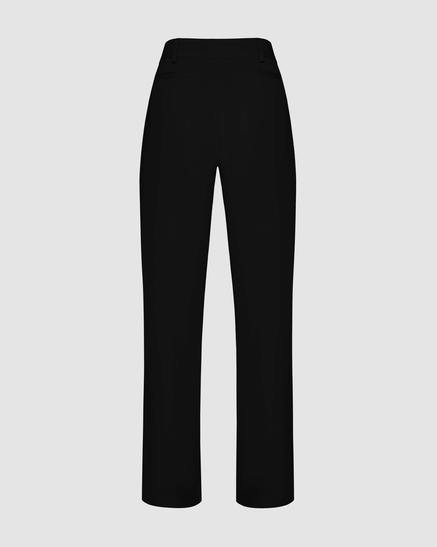 Mid-rise Tailored Pants - Black