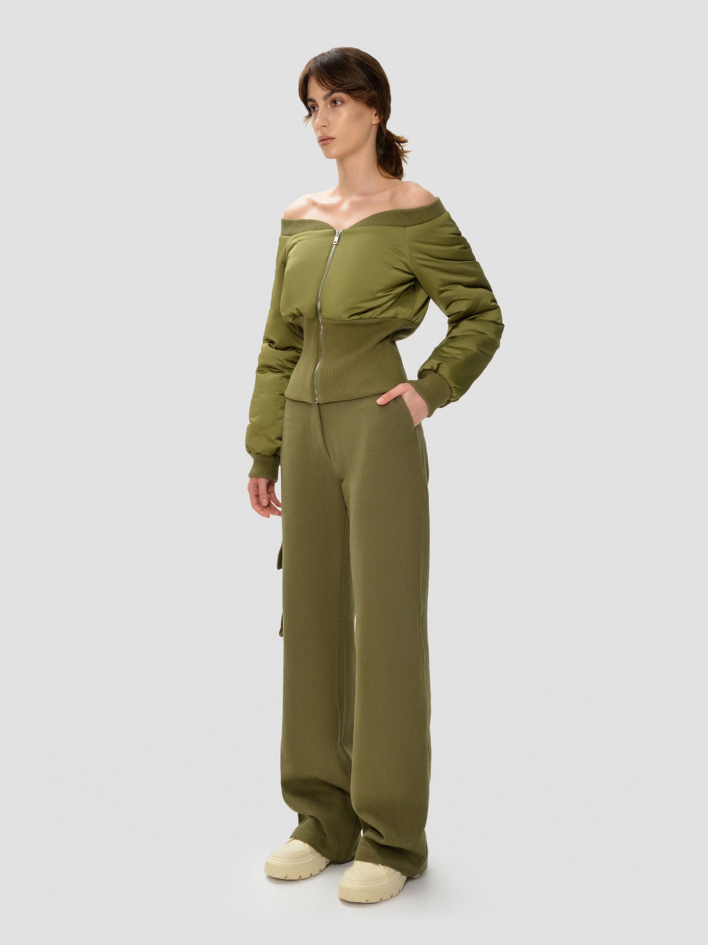 Army Green Cargo Pants