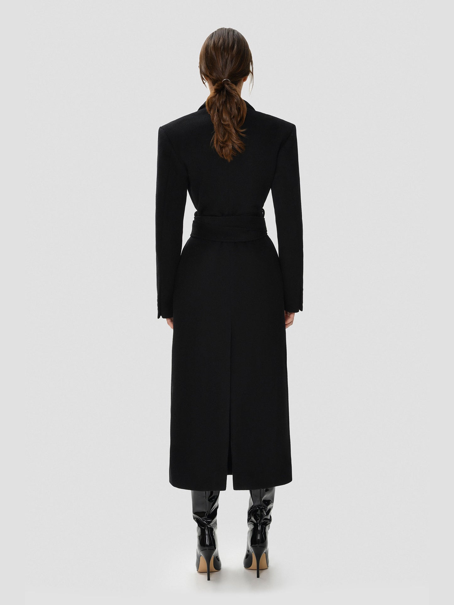 Black Belted Coat
