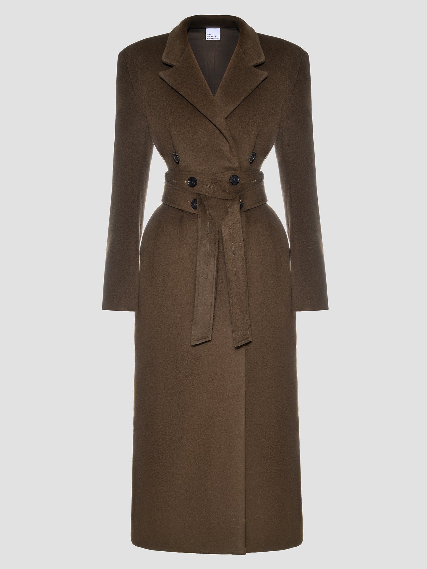 Brown Belted Coat