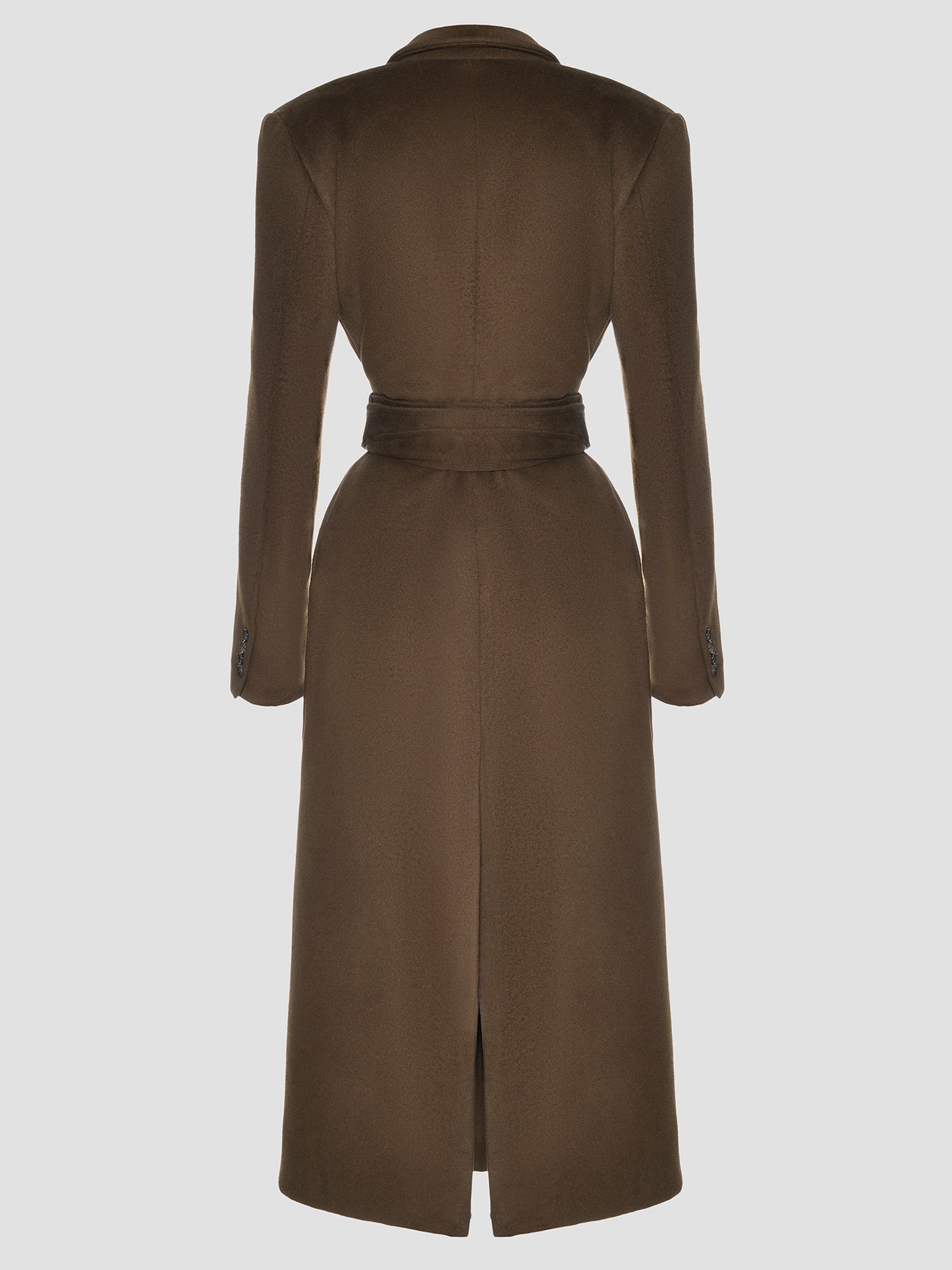 Brown Belted Coat