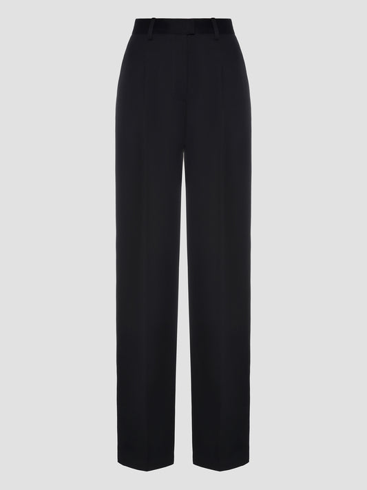High Waisted Tapered Trouser