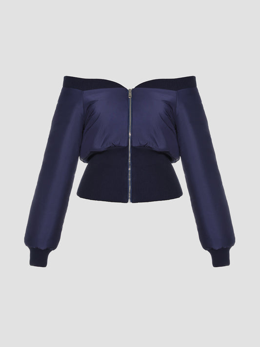 Navy Bomber Jacket