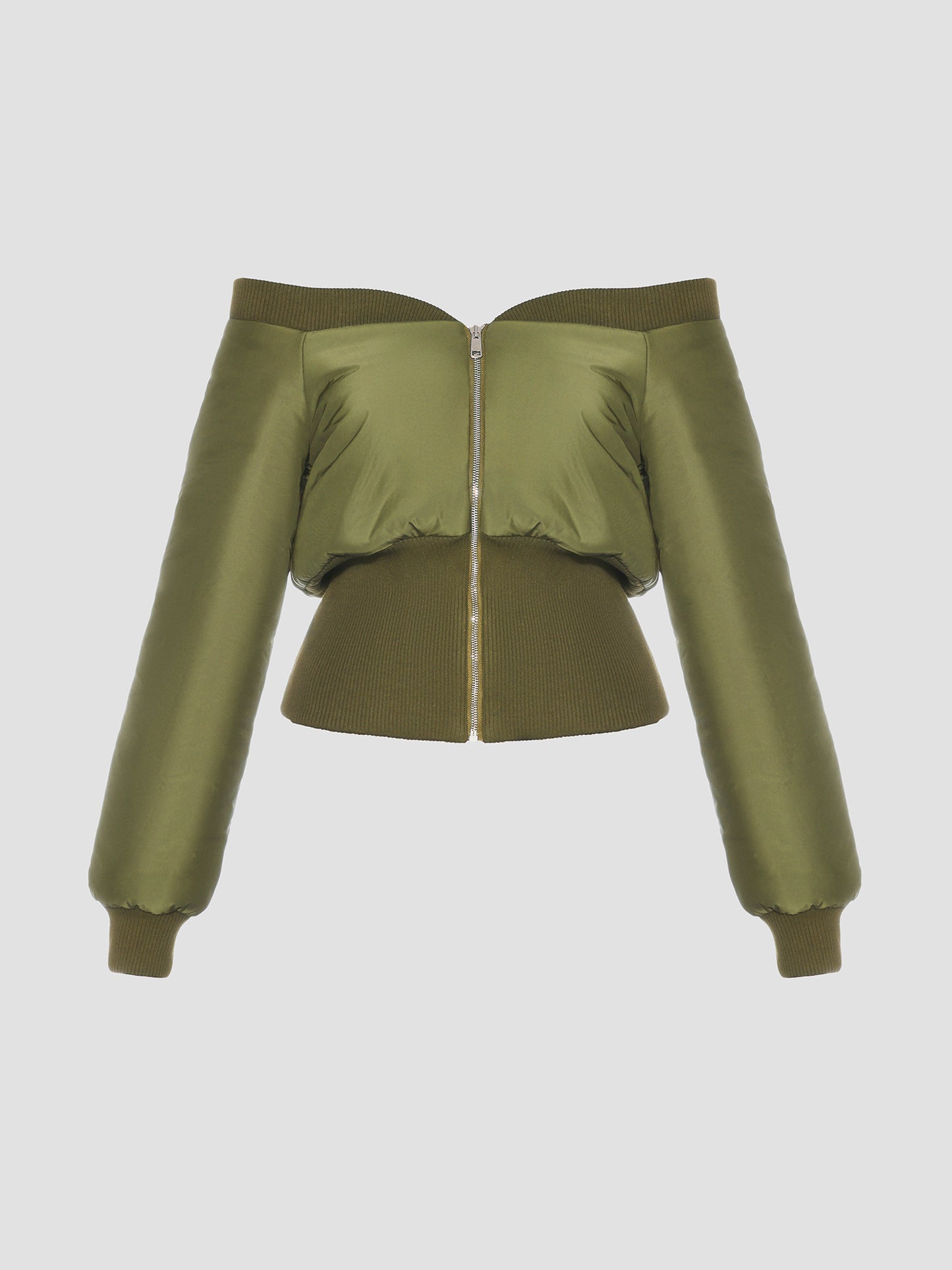 Army Green Bomber Jacket