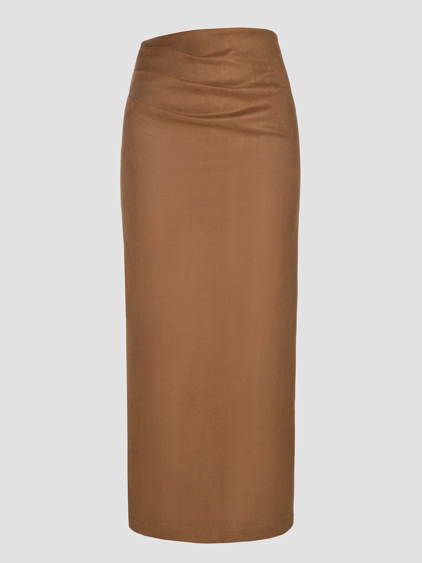 Beige Draped Skirt