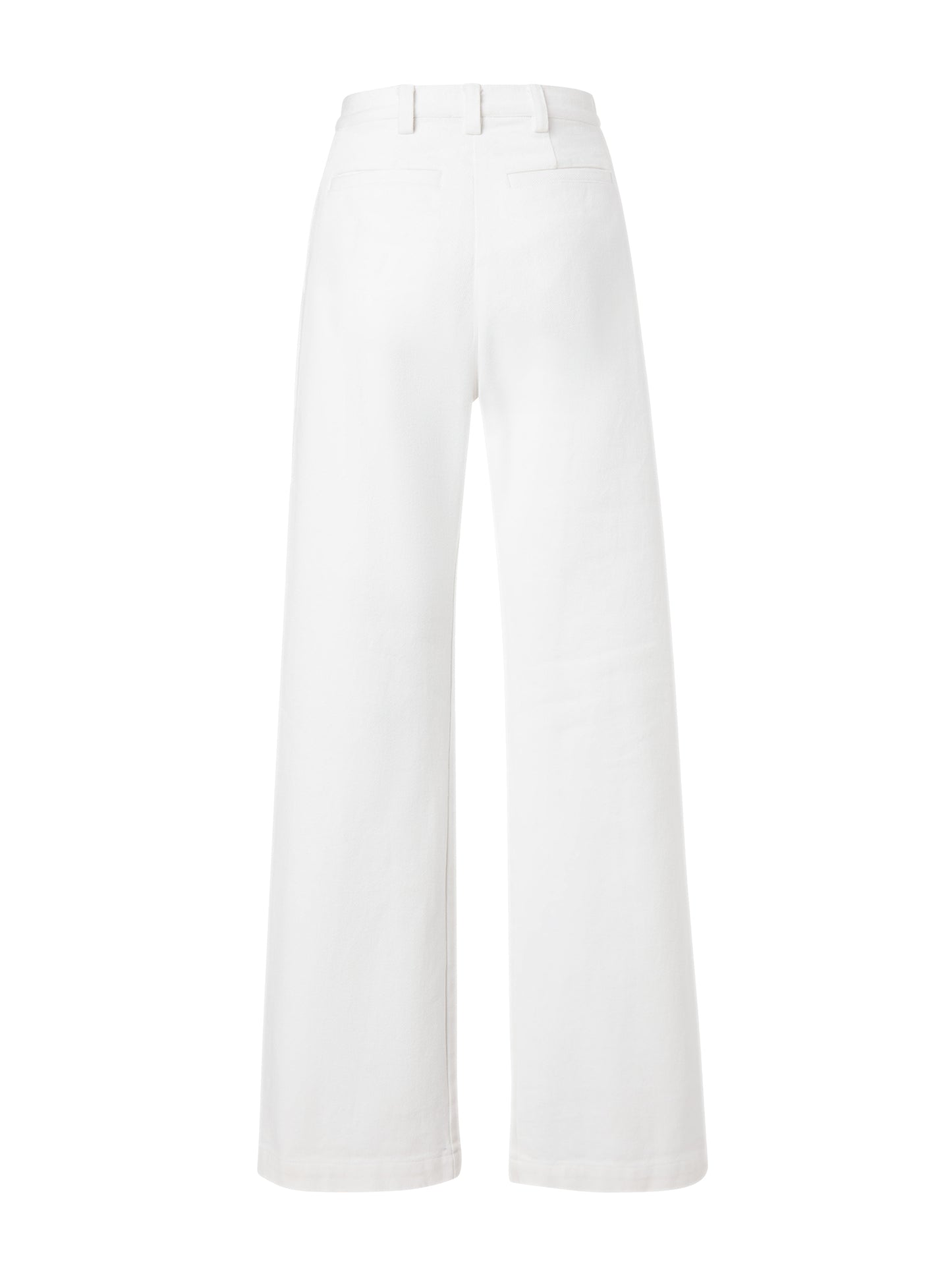White pleated trouser