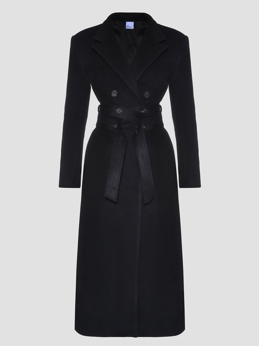 Black Belted Coat