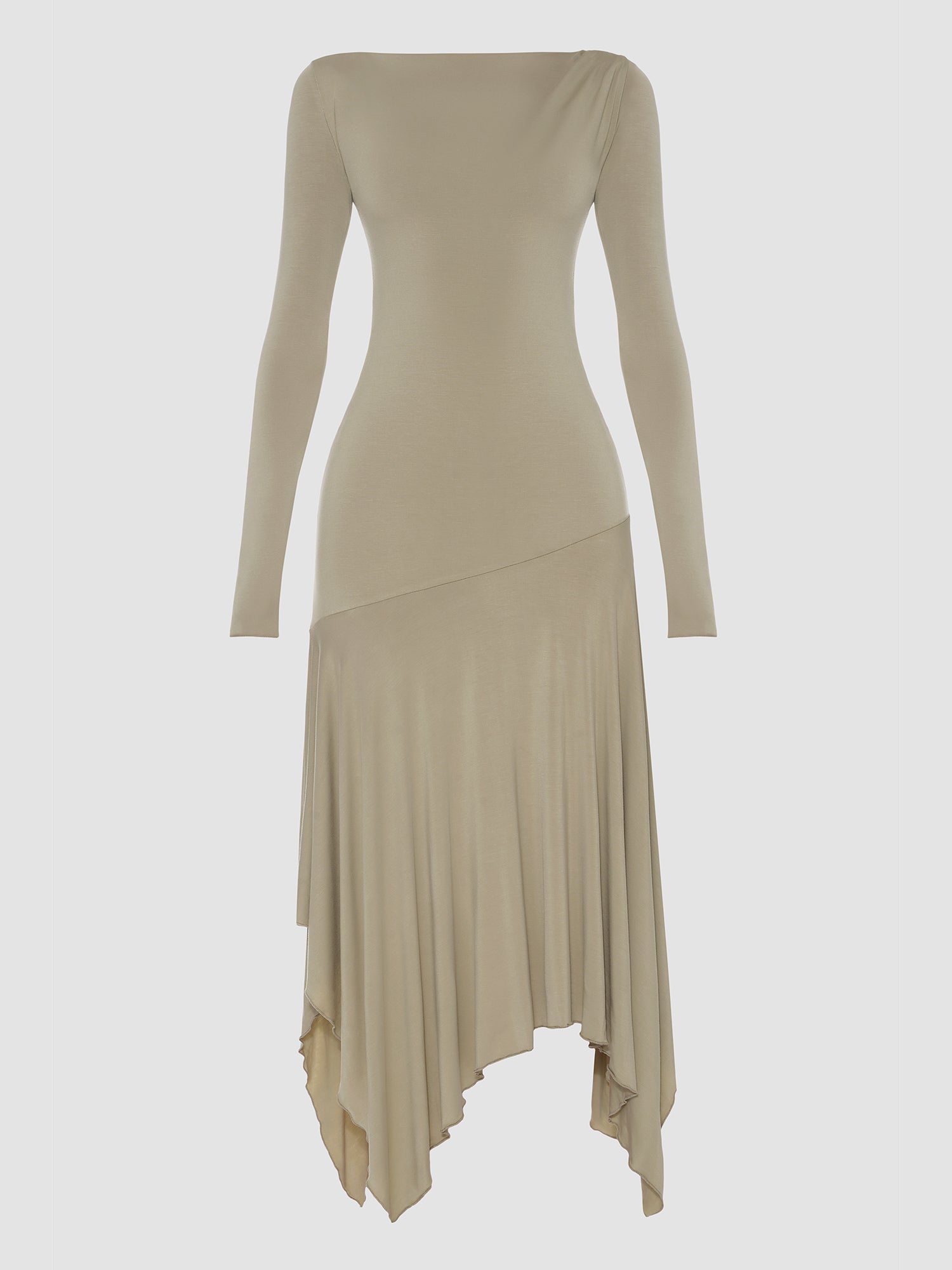 Sage Draped Dress