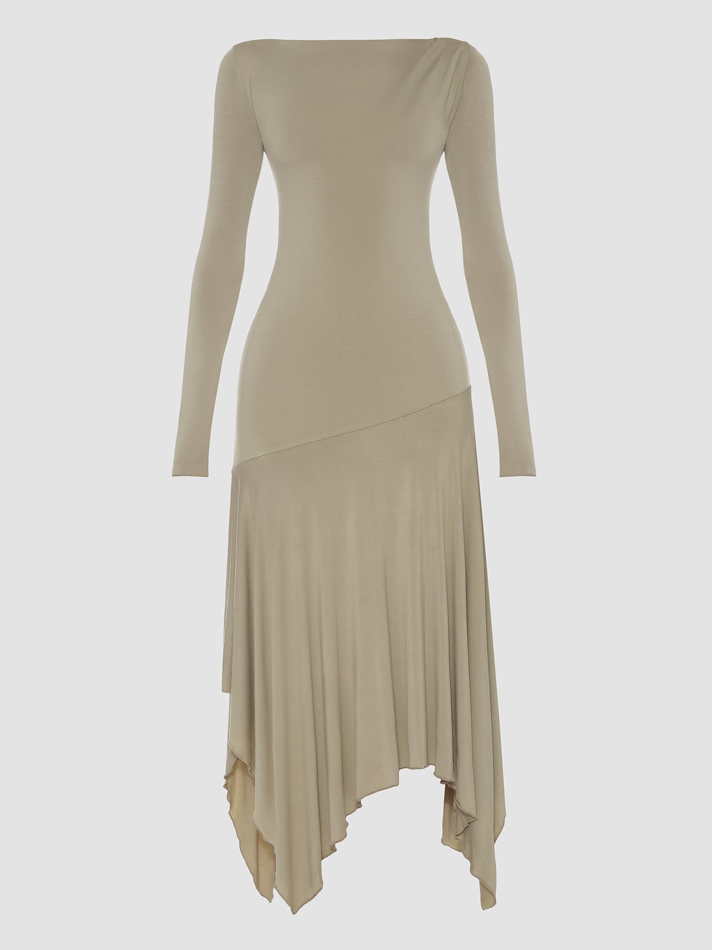 Sage Draped Dress