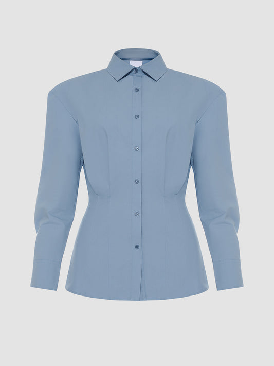 Light Blue Constructed Shirt